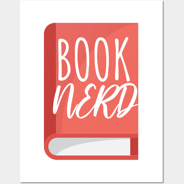 Bookworm book nerd Wall Art by maxcode